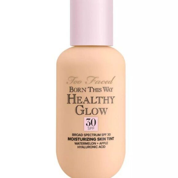 NEW Too Faced Born this Way Healthy Glow 30 SPF SkinTint Foundation Vanilla - Picture 1 of 6